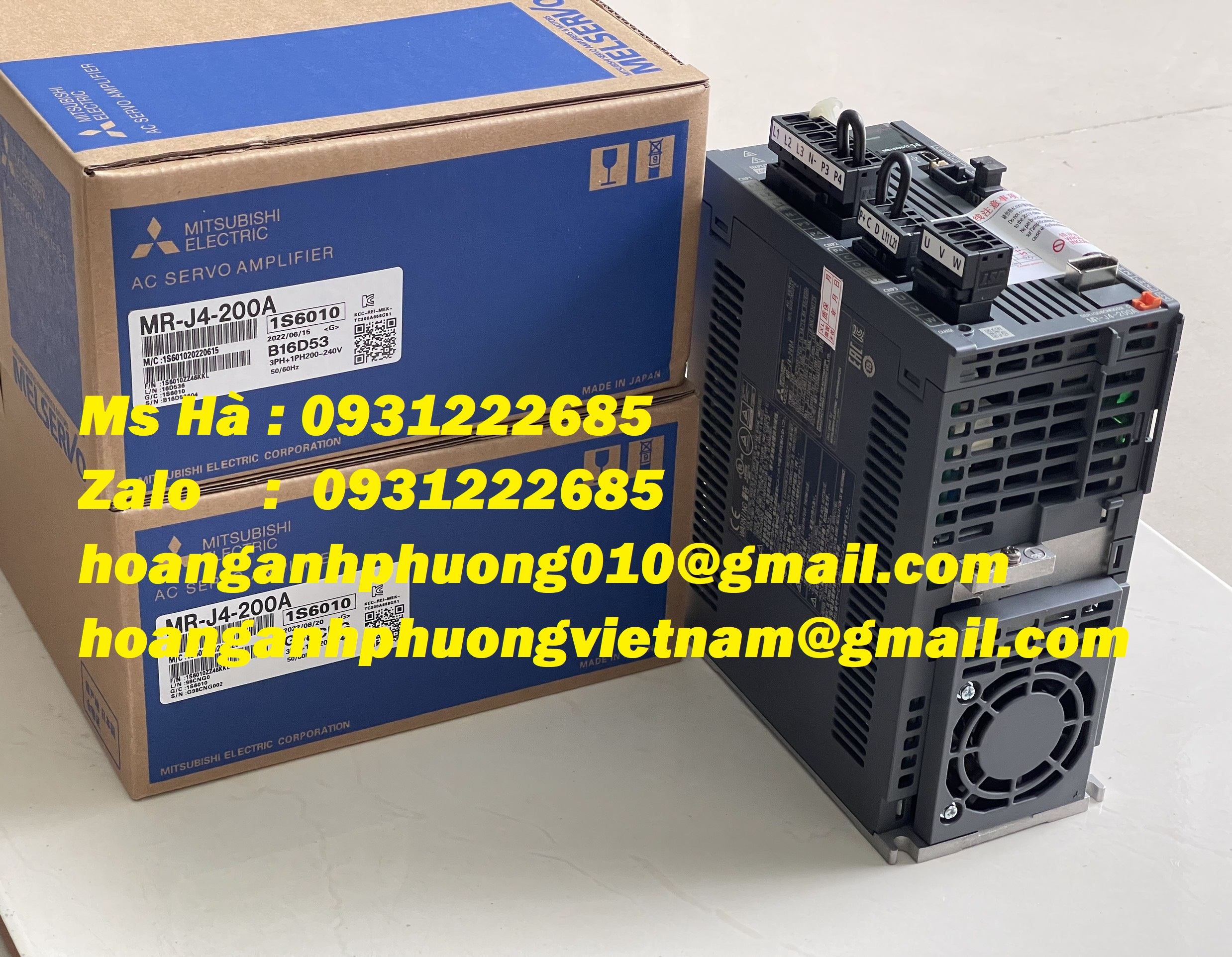 Servo hiệu suất cao MR-J4-200A mitsubishi dòng melservo J4